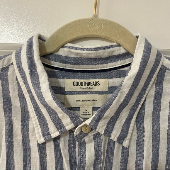 GOODTHREADS LINEN BUTTON DOWN SHIRT - Picture 4 of 6